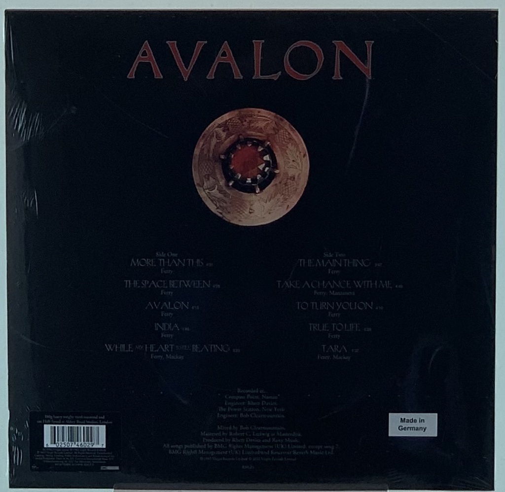 Roxy Music - Avalon (LP novo) | Tracks Rio